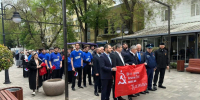 в преддверии празднования 80-ой годовщины победы в великой отечественной войне «молодая гвардия» чеченской республики приняла участие в военно-патриотическом марафоне картинки мгер - Молодая Гвардия