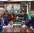 ВСТРЕЧА УСМАНА БАШИРОВА С ПРЕДСЕДАТЕЛЕМ АССОЦИАЦИИ ВЕТЕРАНОВ СВО - Министерство труда, занятости и соцразвития