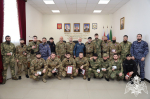 В Управлении Росгвардии по Чеченской Республике наградили специалистов инженерных подразделений