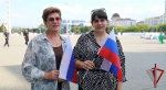 Росгвардейцы Чечни развернули патриотическую акцию в честь Дня Государственного флага России